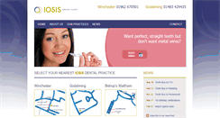 Desktop Screenshot of iosisclinic.co.uk